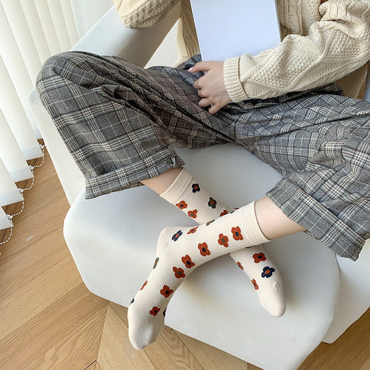 Calcetines Tubo de Algodón para Mujer - Diseño Literatura - Image 17