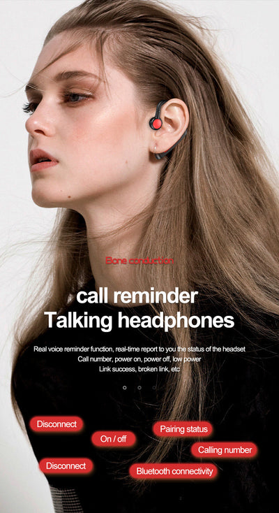 Auriculares Bluetooth de Conducción Ósea - Diseño Ergonómico sin Inserción - Image 24