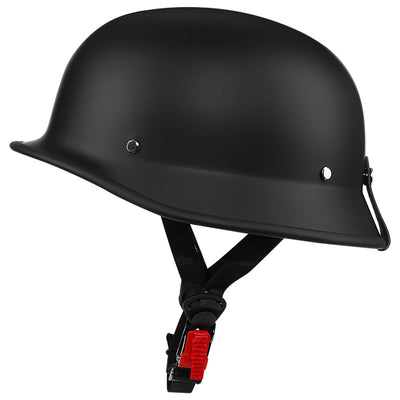 Casco Motociclista Medio Unisex Negro Mate - Image 5
