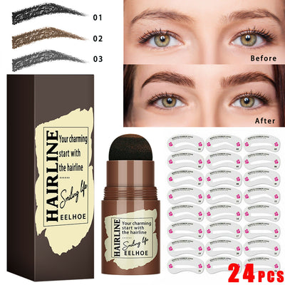 Kit de 24 Plantillas para Cejas - Sello Delineador de Cejas Duradero y Reutilizable - Image 13