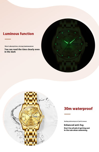 Reloj de Cuarzo para Mujer con Números Romanos Resistente al Agua - Image 13