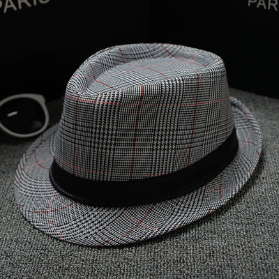Gorra de Cuadros Houndstooth Clásica para Hombre - Estilo Europeo y Americano - Image 9