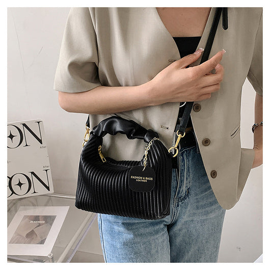 Bolsa Crossbody de Cuero PU con Pliegues Cloud - Elegante y Versátil - Image 22
