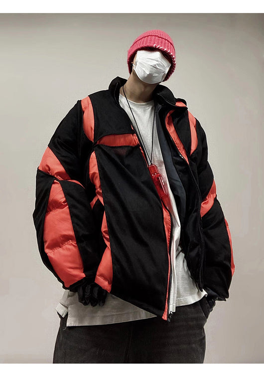 Abrigo Acolchado Casual de Algodón para Hombre - Image 11
