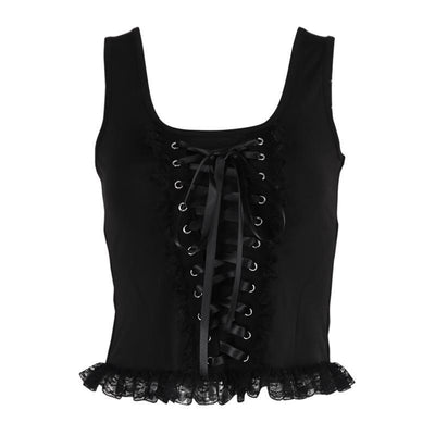 Vestido de Noche en Encaje Tejido con Chaleco y Escote Cuadrado - Image 7