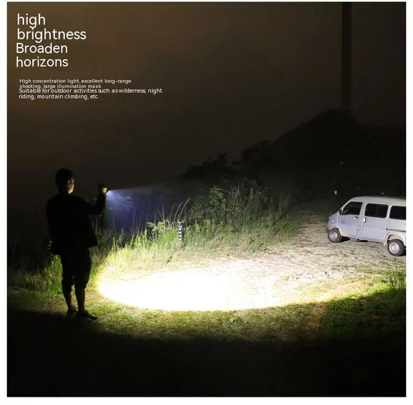 Linterna Táctica Recargable de Defensa Personal - Potente, Resistente al Agua