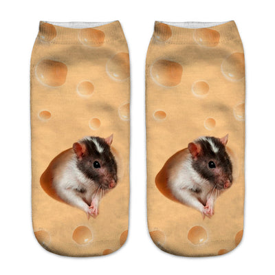 Calcetines Estampados con Patrón de Gatos Adorables - Image 17