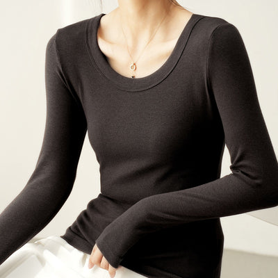Camiseta Larga Holgada de Algodón para Mujer - Efecto Adelgazante - Image 5