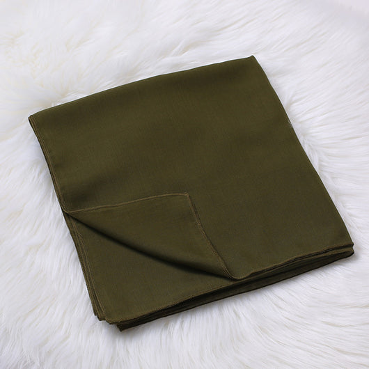 Pañuelo para Dama de Algodón y Lino Monocromático - Image 11