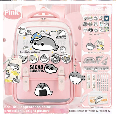 Mochila Escolar Ergonómica Turtle - Gran Capacidad y Alivio de Carga - Image 8