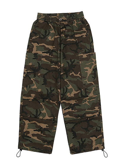 Pantalones de Trabajo Camuflaje Mujer Corte Recto Holgado - Image 5