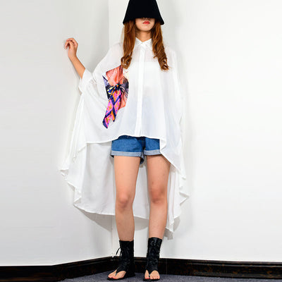 Camisa Casual Mujer con Parches de Moda - Manga Corta y Cuello Solapa - Image 5