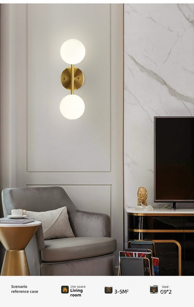 Lámpara Minimalista de Cristal para Mesita de Noche - Image 30