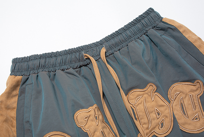 Shorts Góticos con Panel Bordado Estilo Urbano - Image 11
