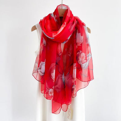 Pañuelo Largo Estampado Versátil para Mujer - Image 2