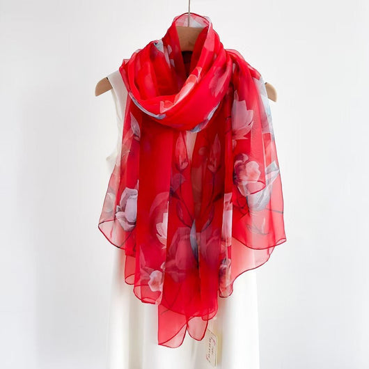 Pañuelo Largo Estampado Versátil para Mujer - Image 2