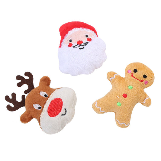 Juguetes de Peluche Navideños con Hierba Gatera