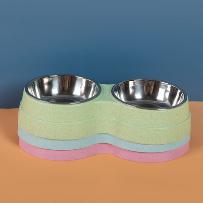 Comedero Doble Acero Inoxidable para Perros y Gatos - Bebedero Dual Mascotas - Image 6