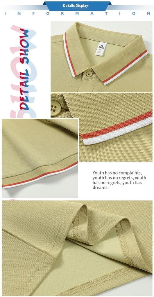 Polo de Seda Helada para Verano - Manga Corta con Solapa - Image 25