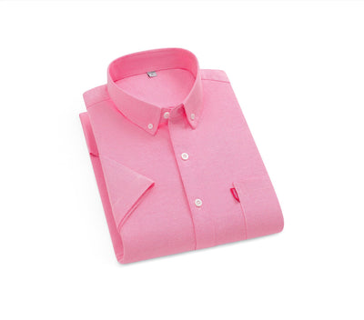 Camisa Oxford Casual de Manga Larga para Hombre - Image 8
