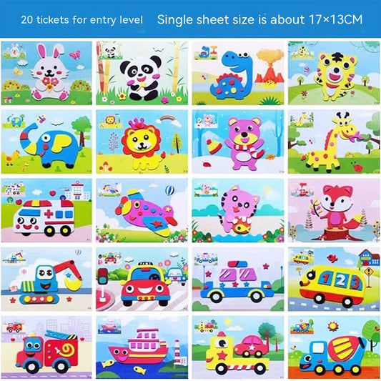 Pegatinas 3D Impresas Creativas para Niños - Image 2