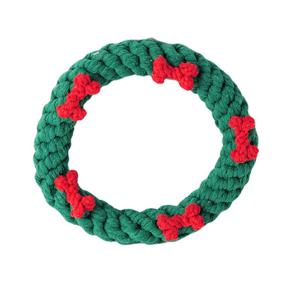 Juguete Dental Navideño para Perros con Cuerda de Algodón - Image 19