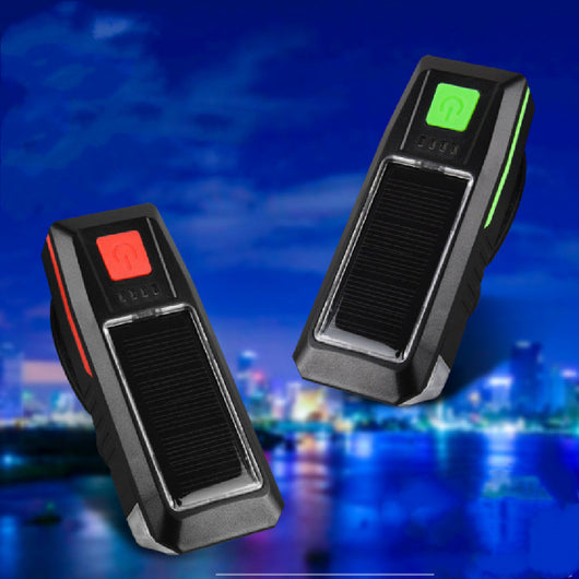 Faro Bicicleta LED Solar con Bocina USB Recargable - Image 15