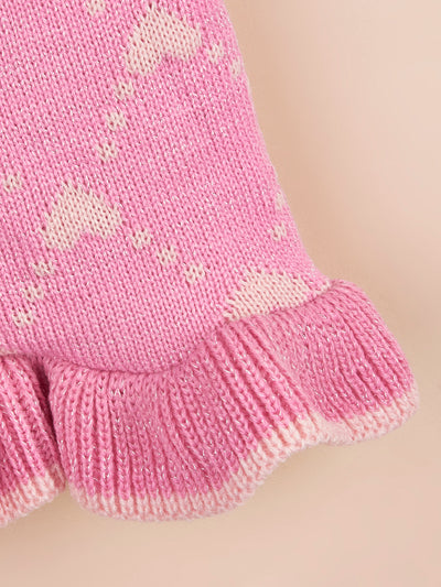 Suéter Hoodie para Perros Pequeños - Abrigo Invierno Tejido con Corazón - Image 3