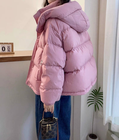Chaqueta Cálida Casual para Mujer Talla Grande con Abertura Lateral - Image 14