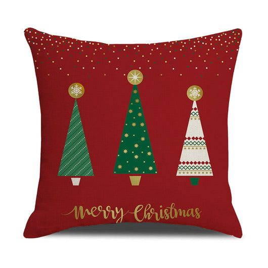 Funda de Cojín de Lino para Navidad - Image 7