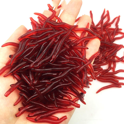 Carnada Biónica Roja con Gusano Artificial - Image 8