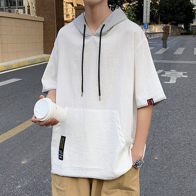 Camisa Casual Holgada de Dos Piezas para Hombre - Image 6