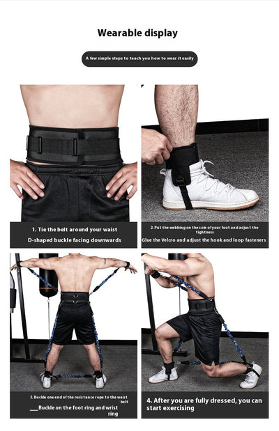 Expansor de Pecho con Bandas Elásticas para Entrenamiento de Fuerza - Image 15