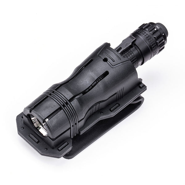 Linterna Táctica V6 Giratoria 360° con Funda de Extracción Rápida