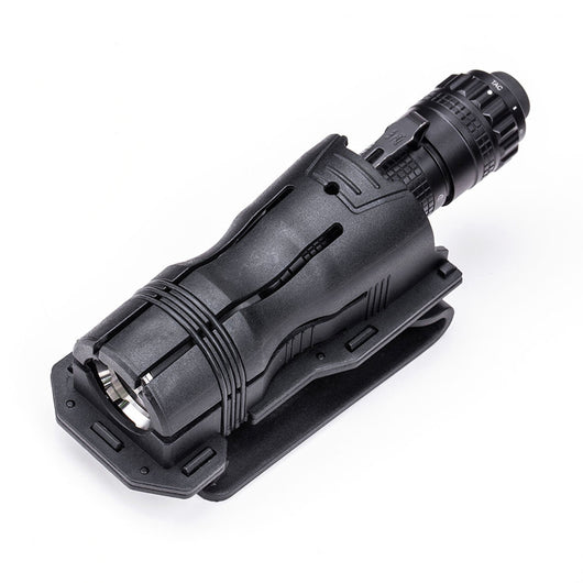 Linterna Táctica V6 Giratoria 360° con Funda de Extracción Rápida - Image 2