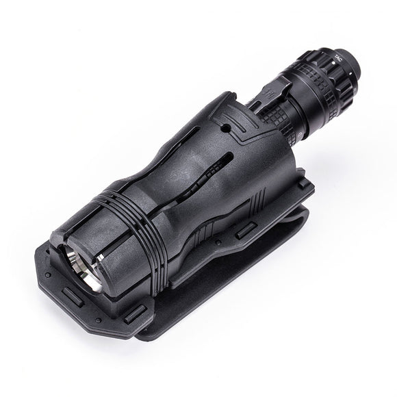Linterna Táctica V6 Giratoria 360° con Funda de Extracción Rápida