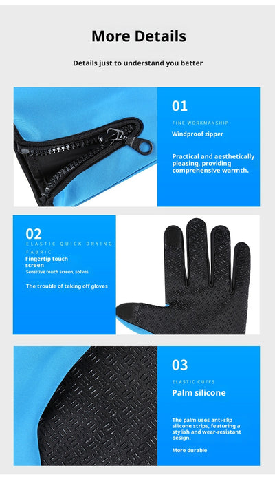 Guantes Profesionales para Alpinismo, Esquí y Ciclismo de Montaña - Image 10