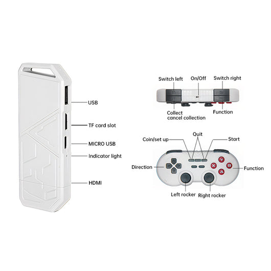 Consola de Videojuegos HD H8 con Control Inalámbrico 24G - Image 3