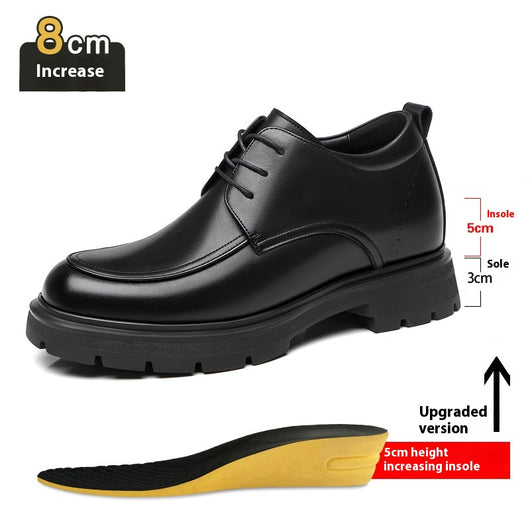 Zapatos Formales de Cuero con Plantilla Elevadora para Hombre - Image 6