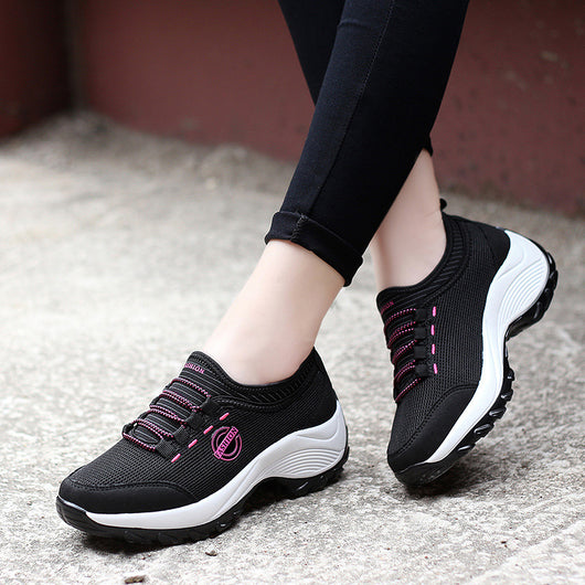 Tenis Deportivos Ligeros Talla Grande con Suela Gruesa y Diseño Antideslizante Reductores - Image 6