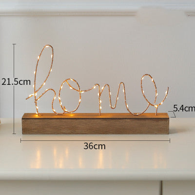 Letras Luminosas Decorativas - Luces Nocturnas Creativas - Image 7