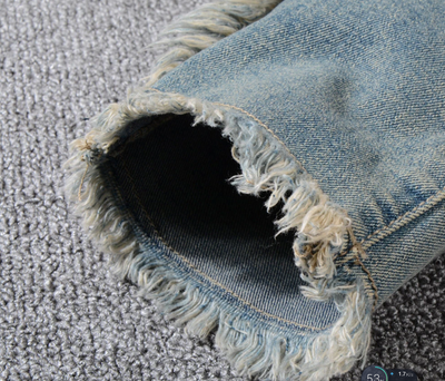 Pantalones Moto Denim con Refuerzos en los Pies - Image 8