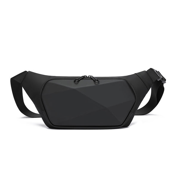 Mochila Geométrica Personalizada de Cáscara Rígida - Estilo Versátil para Hombre