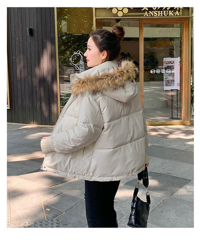 Abrigo Acolchado Térmico con Capucha y Guantes Integrados para Mujer - Image 23
