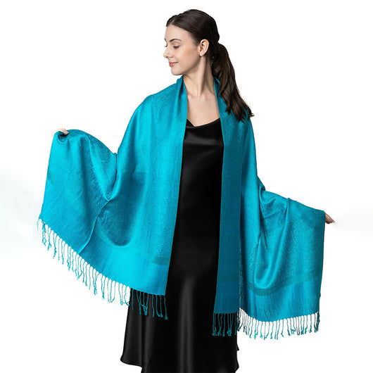 Elegante Chal Ligero de Lujo - Envolvente de Imitación Cashmere para Mujer - Image 34