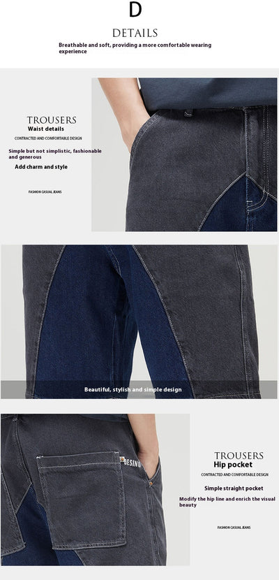 Shorts de Mezclilla con Parches para Hombre - Image 11