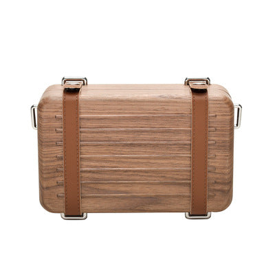 Bolso Bandolera de Madera Personalizado Trendy Log Creative - Image 9
