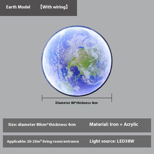 Lámpara Decorativa de Pared Luna para Dormitorio y Sala - Image 14