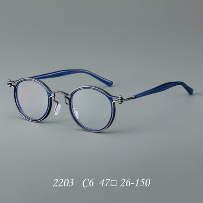 Gafas Retro Versátiles con Montura de Metal TR - Image 8