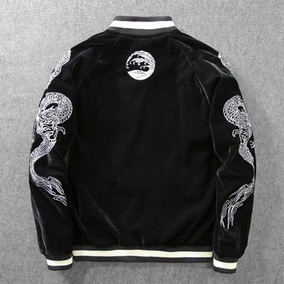 Chaqueta de Béisbol Bordada Heavy Industries Estilo Yokosuka para Hombre - Image 6